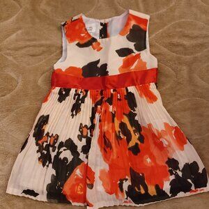 Special Editions Red Flower Dress Toddler Girl 2T